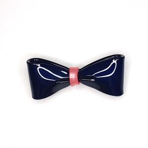 Korean Acrylic Ribbon Hair Clip Women/ Girls